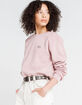 BDG Urban Outfitters Bubble Hem Womens Pink Sweatshirt image number 2