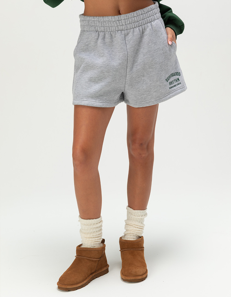 RHYTHM Surf Fleece Womens Shorts image number 2