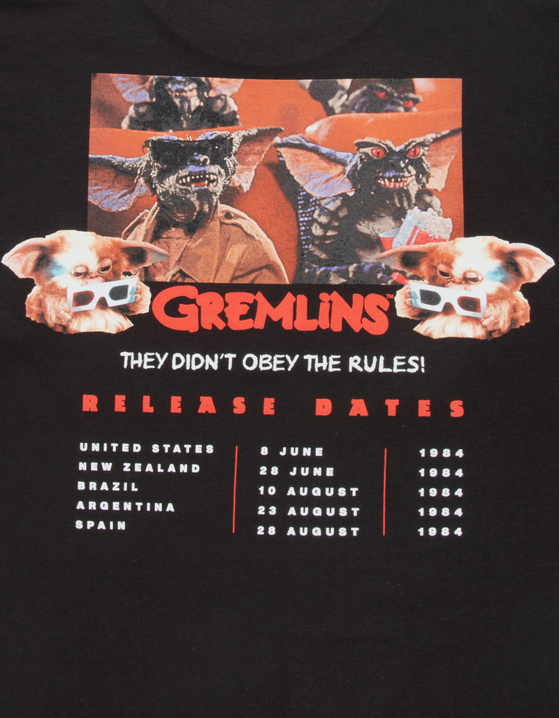 COLOR BARS x Gremlins Coming Soon Mens Tee image number 3