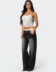 EDIKTED Rut Sheer Lace Tank Top image number 4