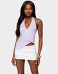EDIKTED Arian Starfish Asymmetric Halter Top image number 1