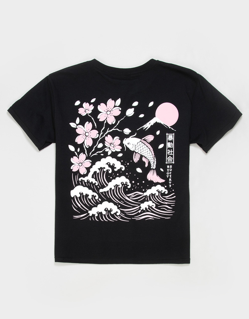 RIOT SOCIETY Koi Girls Boyfriend Tee  image number 0