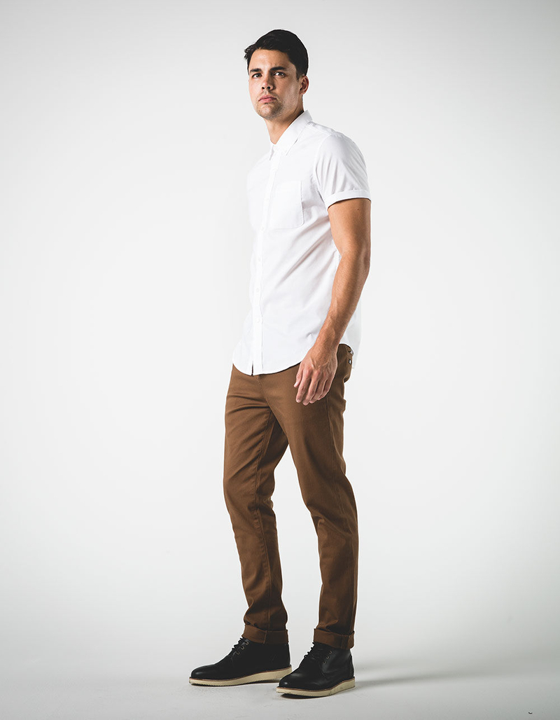 RSQ Seattle Mens Skinny Tapered Stretch Chino Pants image number 3