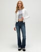 RSQ Womens Low Rise Double Button Bootcut Jeans image number 1