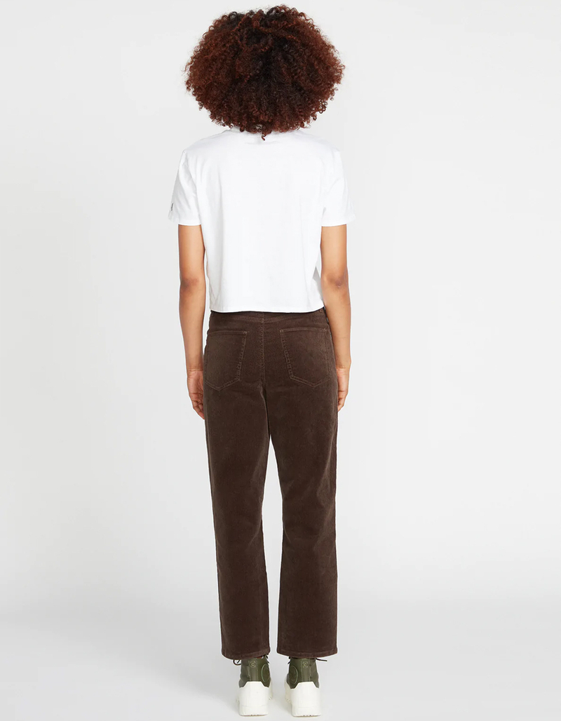 VOLCOM Stoned Straight Womens Corduroy Pants image number 3