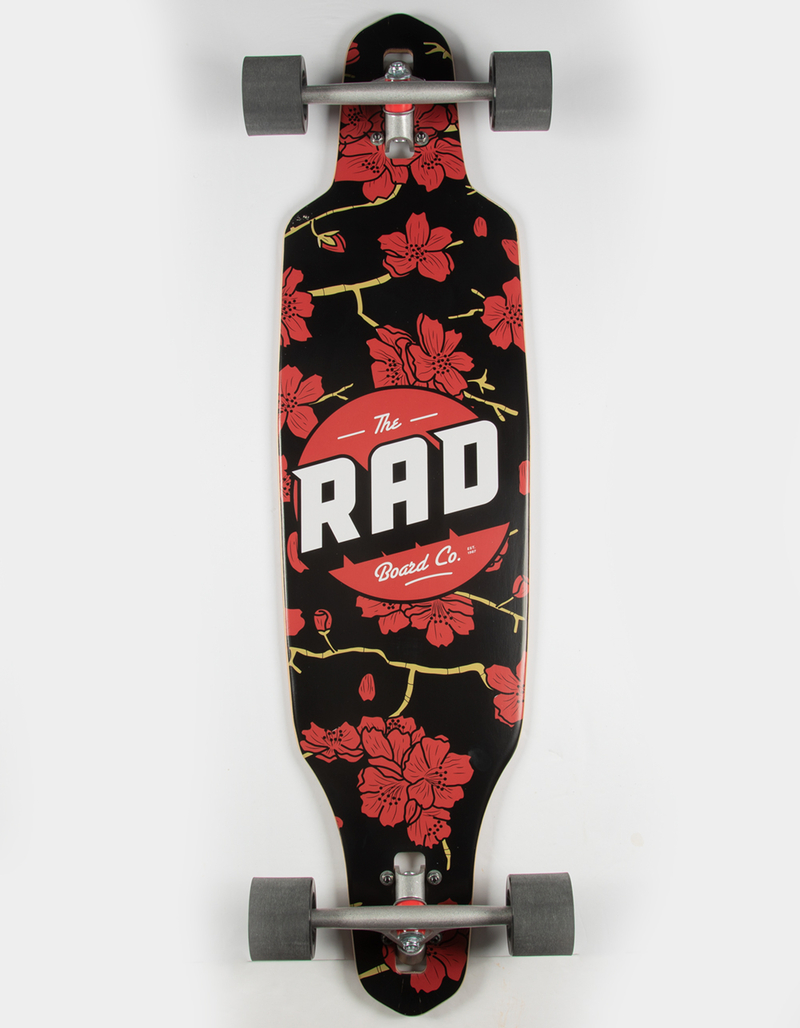 THE RAD BOARD CO. Drop Through 9.0" Complete Cruiser Skateboard image number 0
