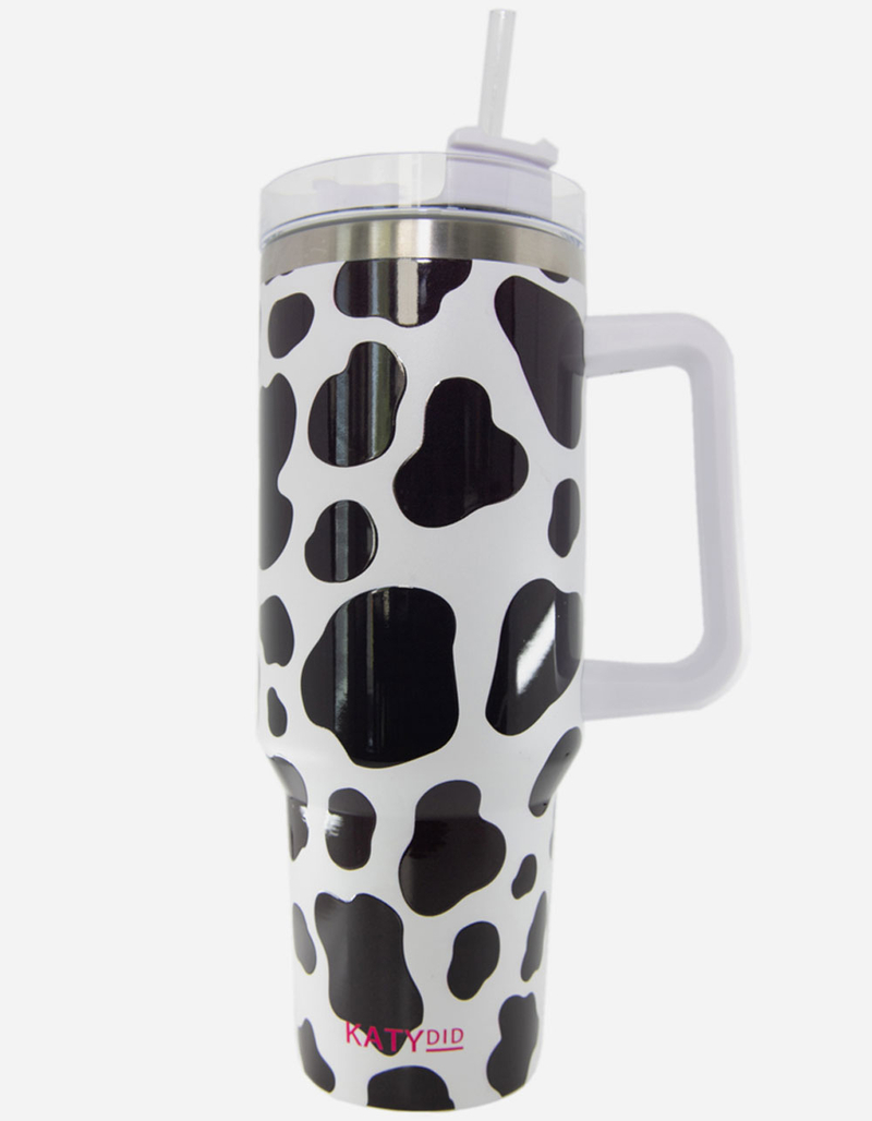 KATYDID 40 oz Cow Print Tumbler image number 0