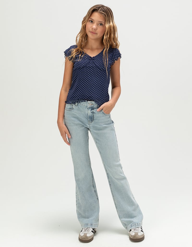 RSQ Girls Polka Dot Mesh Top image number 2