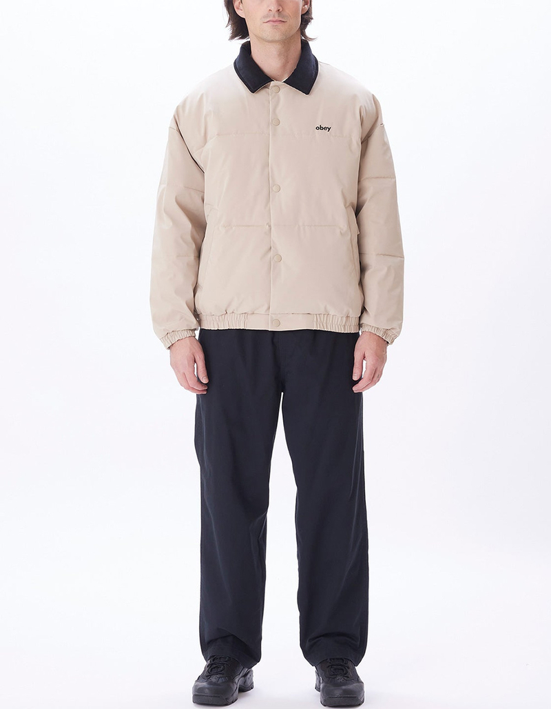 OBEY Whispers Mens Puffer Jacket image number 6