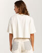 RVCA Call RVCA Half Relaxed Womens Crop Tee image number 4