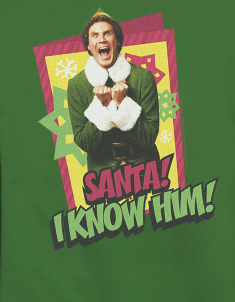 ELF Know Santa Unisex Crewneck Sweatshirt image number 1