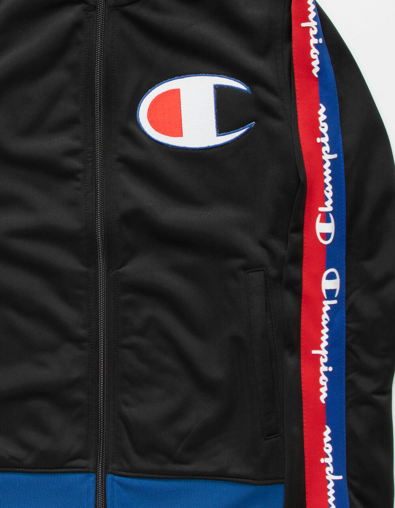 CHAMPION Big C Black Boys Track Jacket image number 2