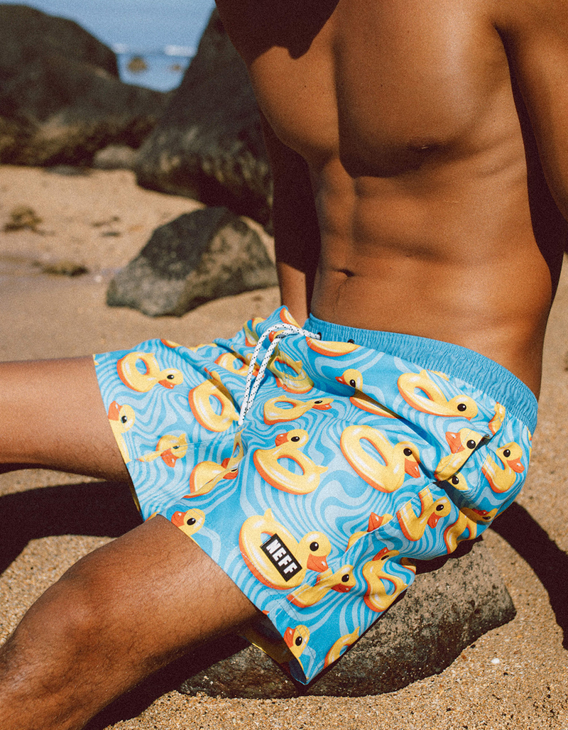 NEFF Palm Floatie Mens Swim Trunks image number 2