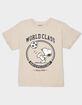 PEANUTS World Class Soccer Snoopy Unisex Kids Tee image number 1