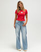SANRIO Hello Kitty Womens Baby Tee image number 2