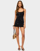 EDIKTED Milta Button Flower Knit Mini Dress image number 4