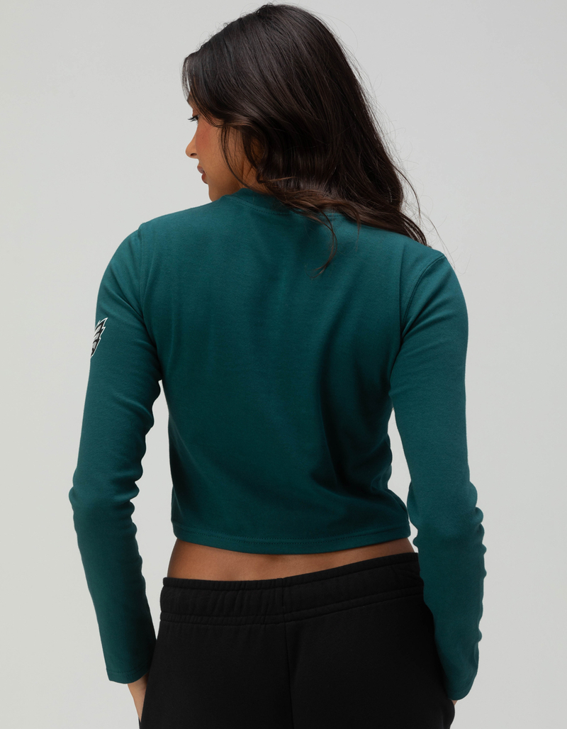 PHILADELPHIA EAGLES Womens Long Sleeve Baby Tee image number 3