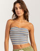 RSQ Womens Stripe Tube Top image number 2