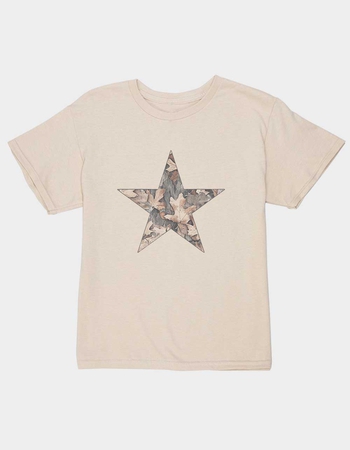 STAR Woodland Distressed Unisex Kids Tee Primary Image