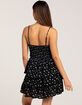 RSQ Womens Tier Corset Short Dress image number 3