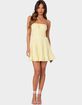 EDIKTED Liora Lacey Cotton Mini Dress image number 5