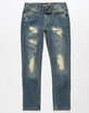 RSQ Tokyo Super Skinny Boys Ripped Jeans image number 1
