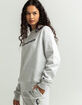 CHAMPION Felt Logo Crew Womens Sweatshirt image number 2