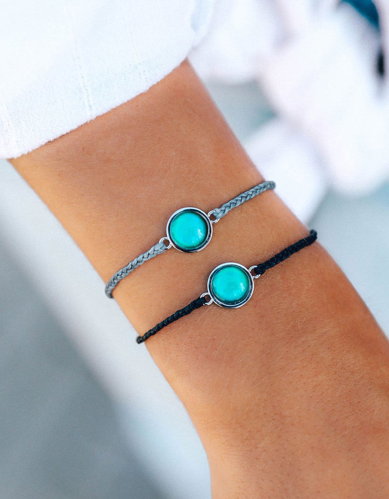 PURA VIDA Mood Charm Blue Bracelet image number 1