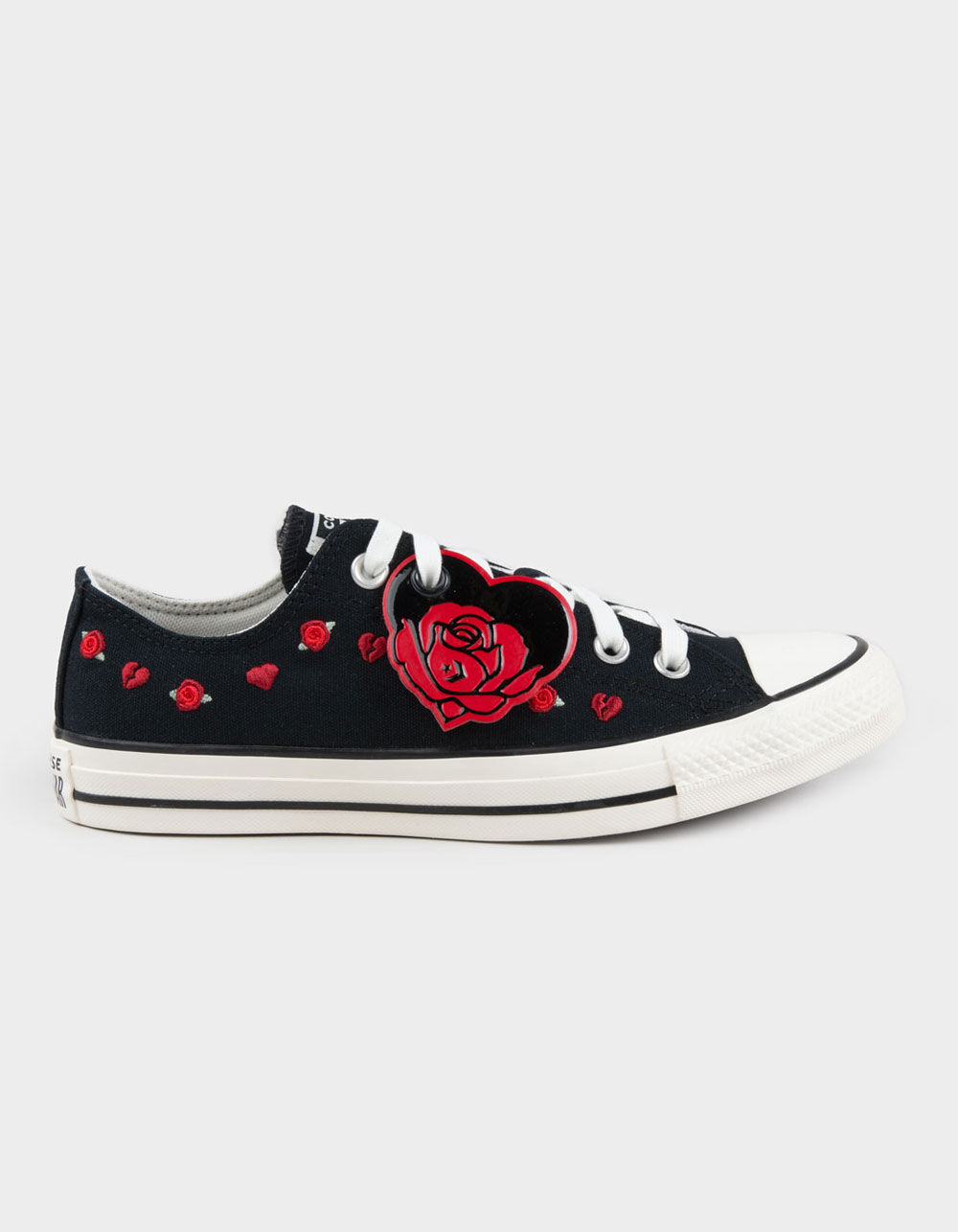 CONVERSE Chuck Taylor All Star Roses Embroidered Womens Low
