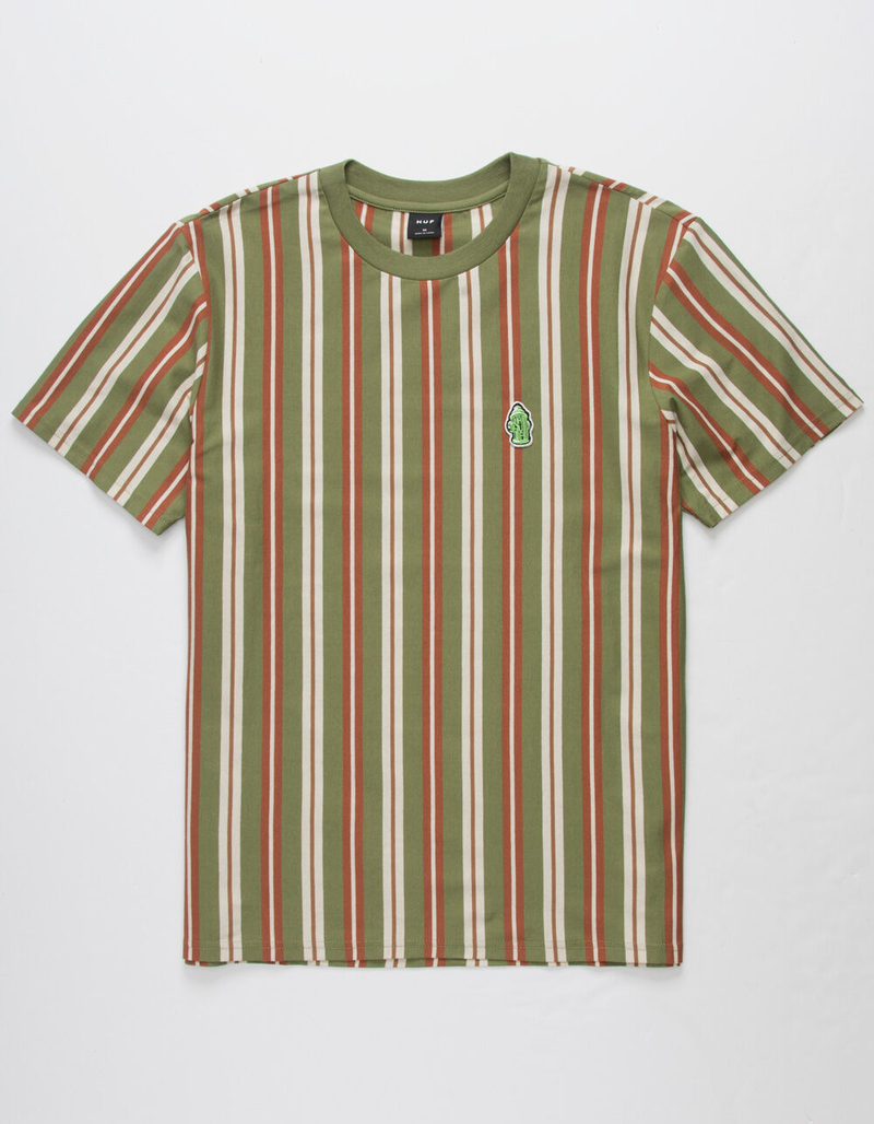 HUF Nikola Mens Olive Combo T-Shirt image number 0