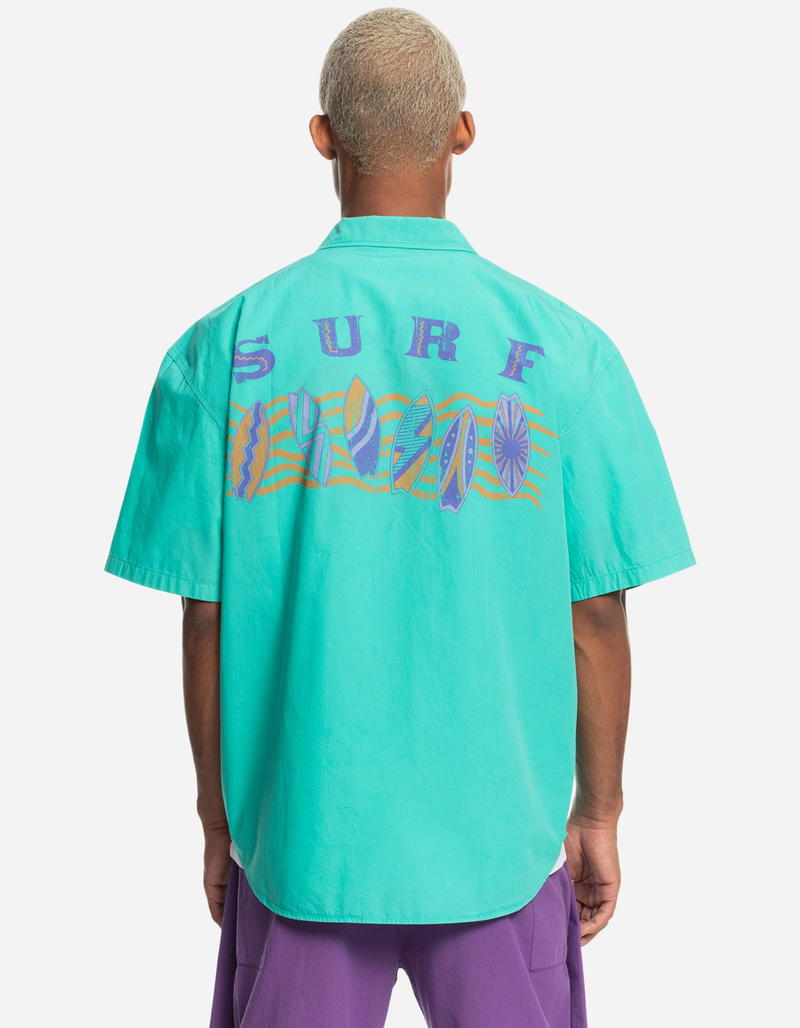 QUIKSILVER x Stranger Things The Mike Tourist Mens Button Up Shirt image number 0