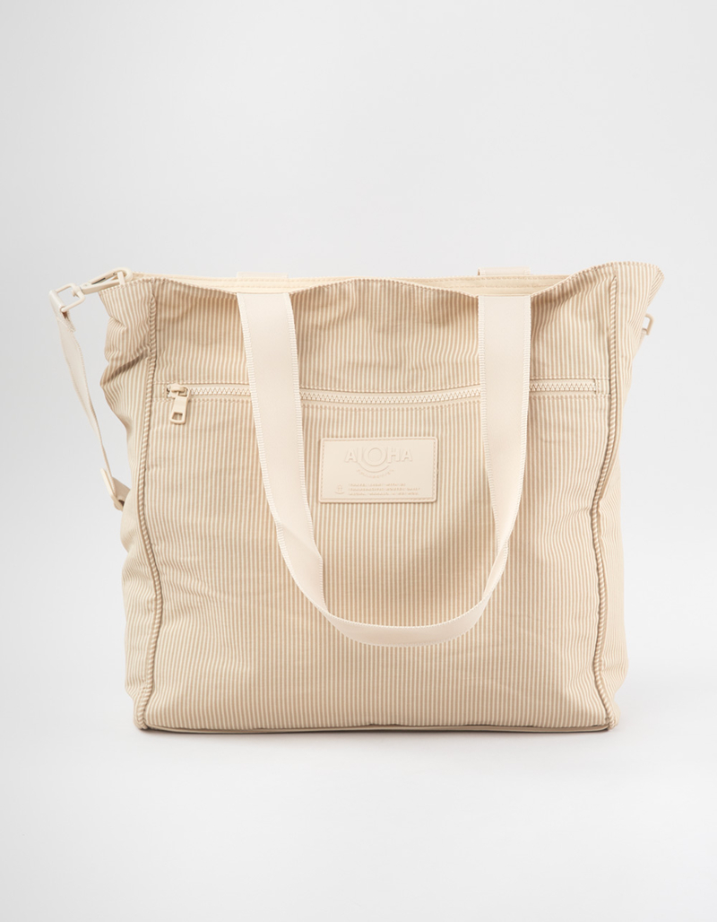 ALOHA COLLECTION Stripe School Tote Bag image number 2