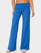 EDIKTED Wide Leg Foldover Pants image number 1