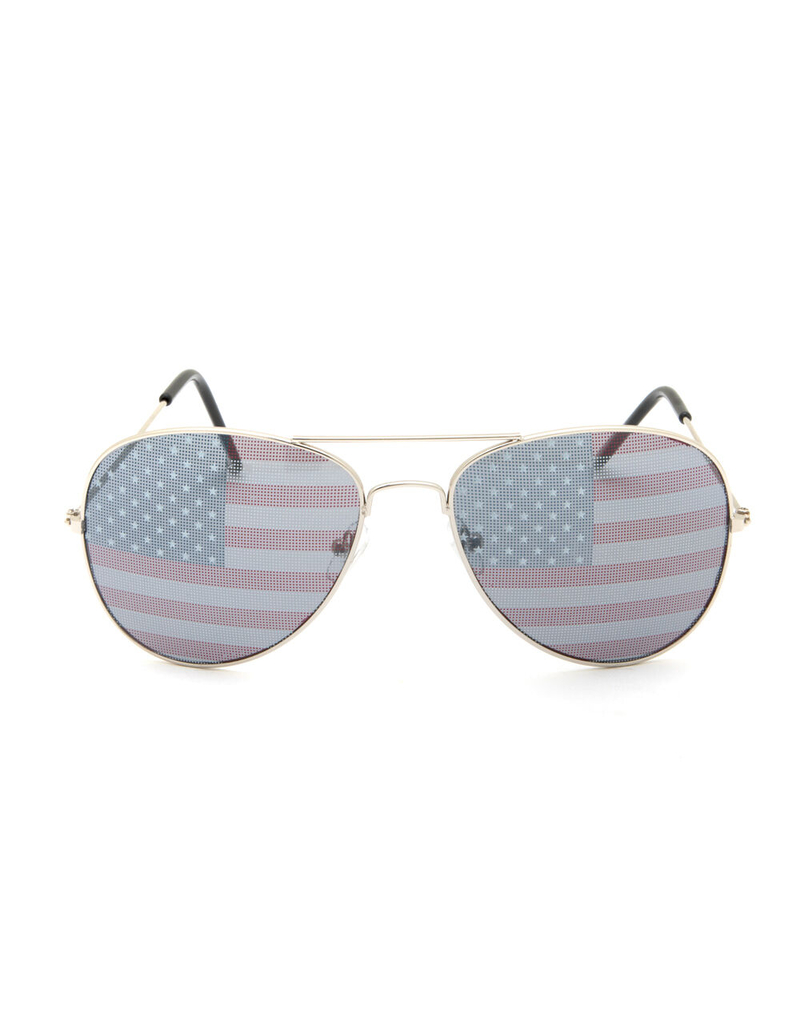 Basic Aviator Americana Sunglasses image number 1