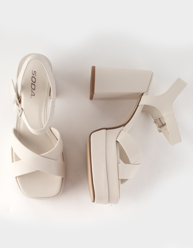 SODA Scoly Womens Platform Sandals image number 4