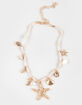 FULL TILT Starfish/Shell Charm Anklet image number 4