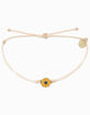 PURA VIDA Sunflower Charm White Bracelet image number 1