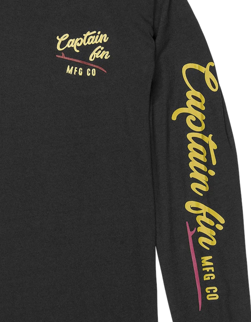 CAPTAIN FIN Slick Slide Mens Long Sleeve Tee BLACK Tillys