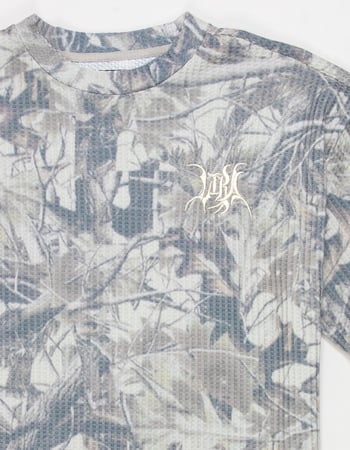 LIRA Mens Waffle Knit Boxy Tee Alternative Image