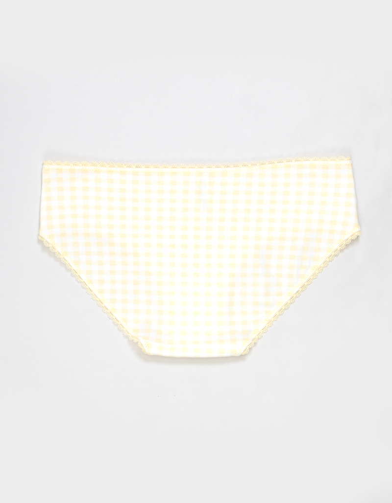 FULL TILT Cotton Bow Lace Trim Hipster Panties image number 1