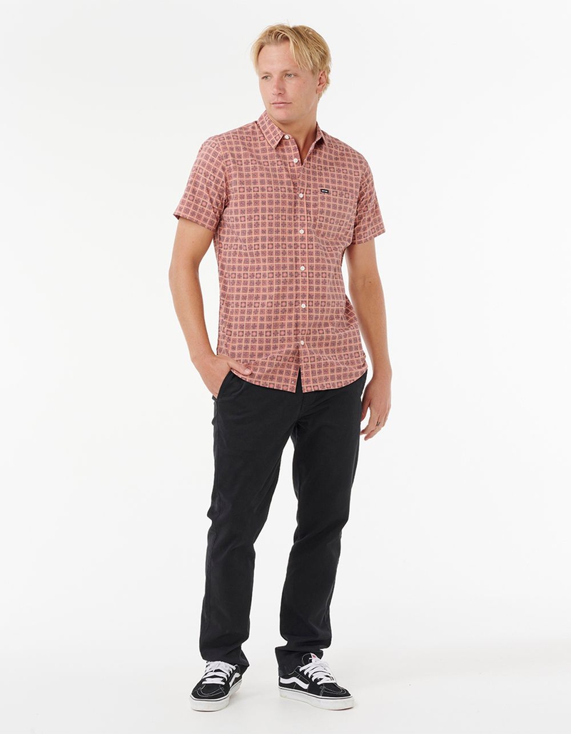 RIP CURL Fun Times Aerotech Mens Short Sleeve Shirt image number 1