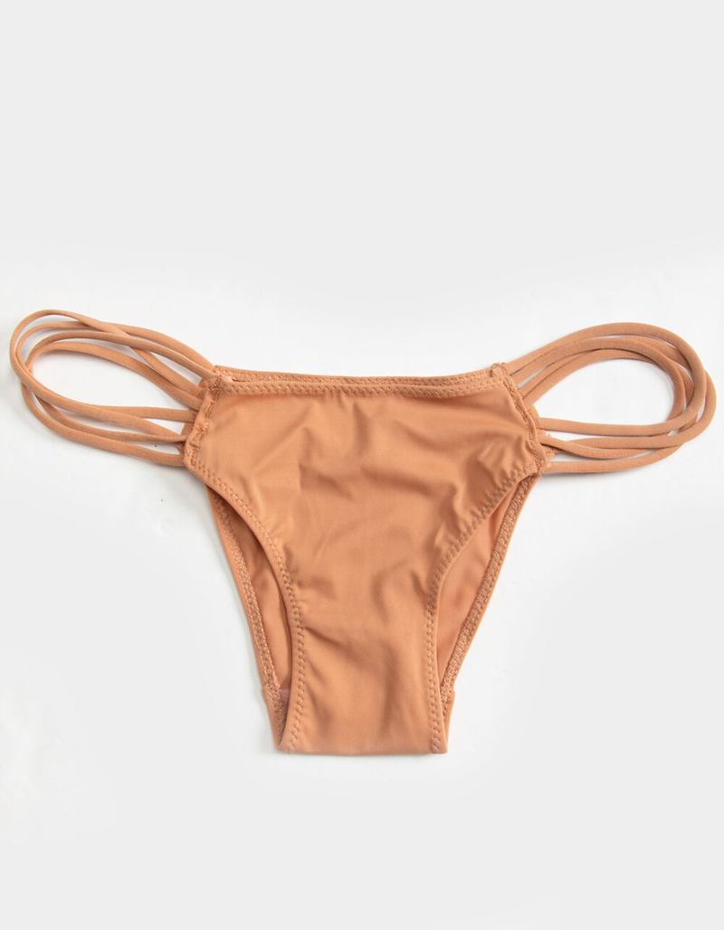 FULL TILT Faded Brown Twist Side Cheeky Panties image number 0