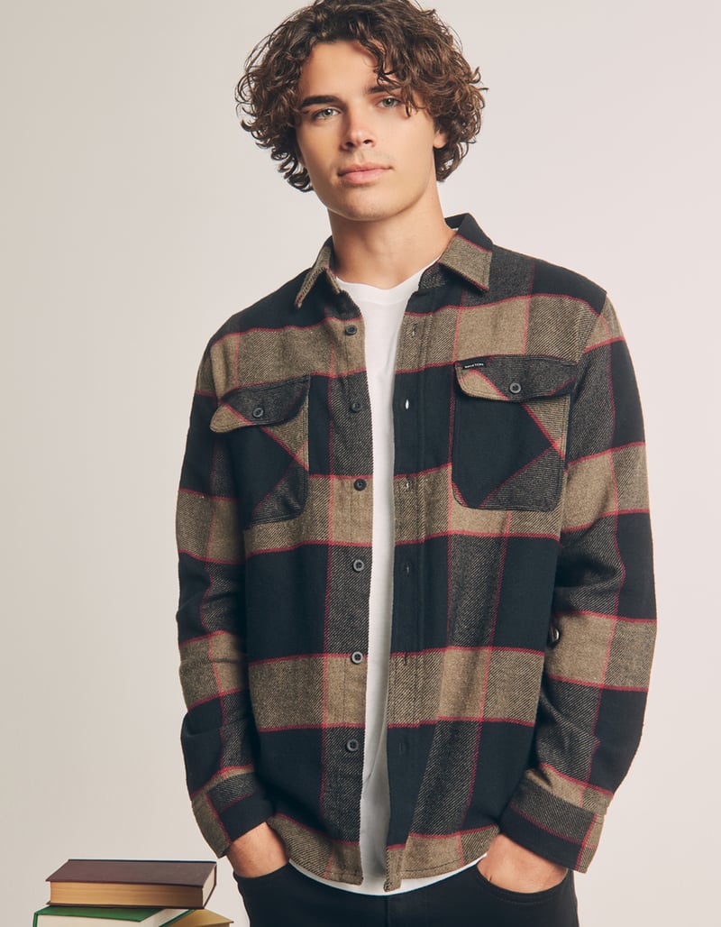 BRIXTON Bowery Mens Flannel image number 3