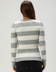 MADDEN GIRL Womens V-Neck Cable Sweater image number 4