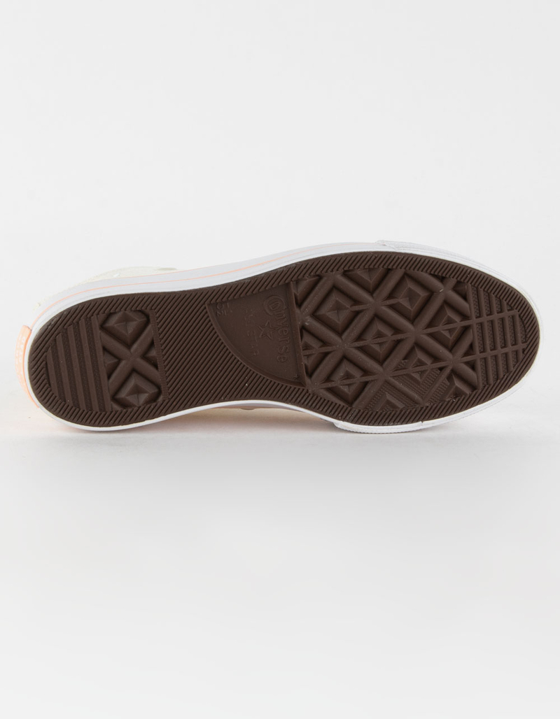 CONVERSE Chuck Taylor All Star Lift Platform Floral Embroidery Womens High Top Shoes image number 2