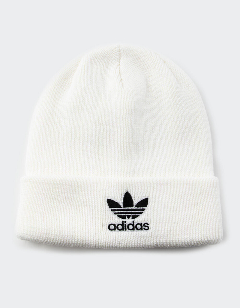 ADIDAS Trefoil White Beanie image number 0