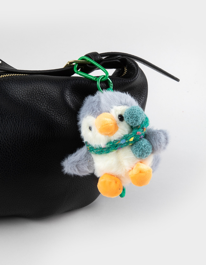 FULL TILT Penguin Scarf Plush Bag Charm image number 1