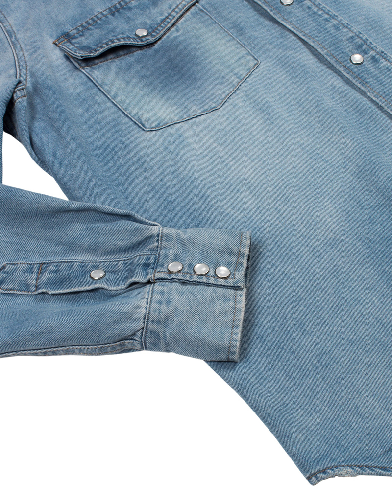 SENDERO PROVISIONS CO. The Wyatt Mens Pearl Snap Shirt image number 4