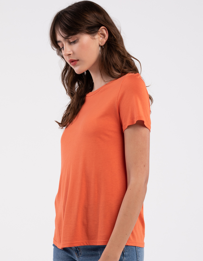 FULL TILT Essentials Crew Neck Womens Tee image number 1