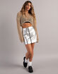 WEST OF MELROSE Open Weave Shine Womens Shrug image number 5